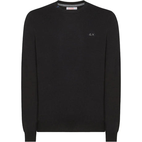 Pullover SUN 68 Uomo ROUND SOLID Nero SUN 68  Angolo dello Sport