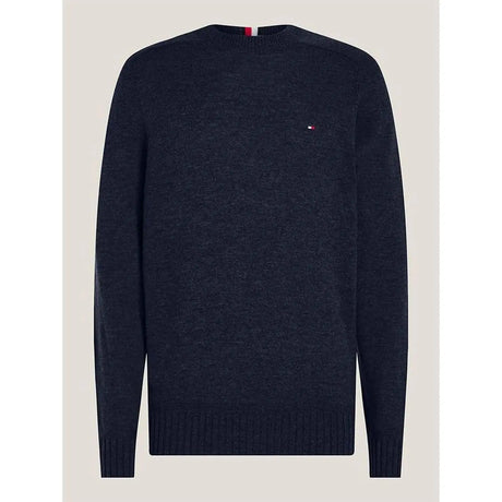 Pullover TOMMY HILFIGER Uomo MULTI HTR MERINO CRE Blu