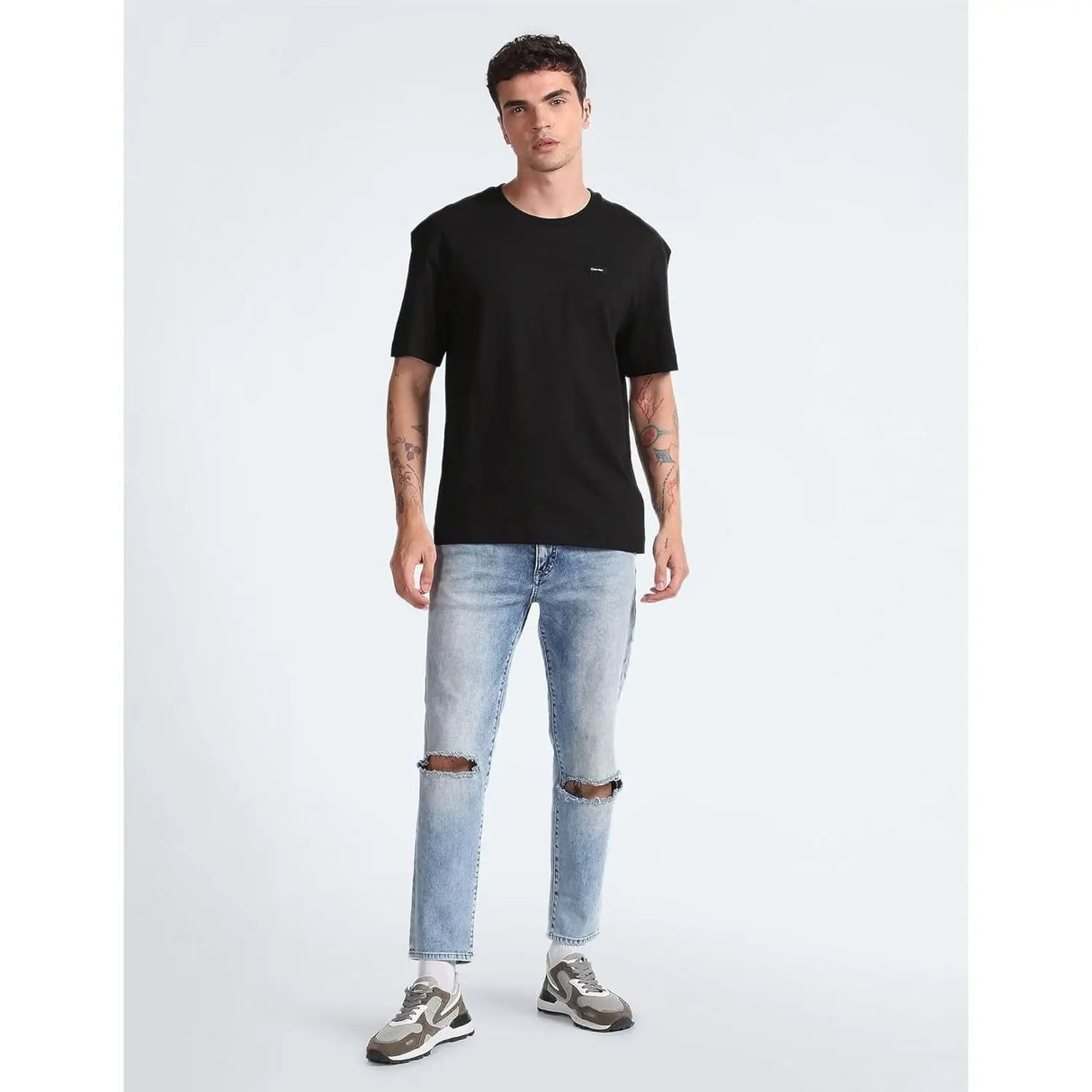 T-shirt CALVIN KLEIN Uomo Nero CALVIN KLEIN  Angolo dello Sport