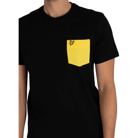 T-shirt LYLE & SCOTT Uomo PLAIN Nero