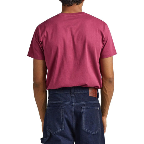 T-shirt PEPE JEANS Uomo MELBURNE Ciliegia