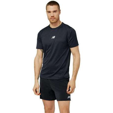 T-shirt Sportiva NEW BALANCE Uomo all terrain Nero