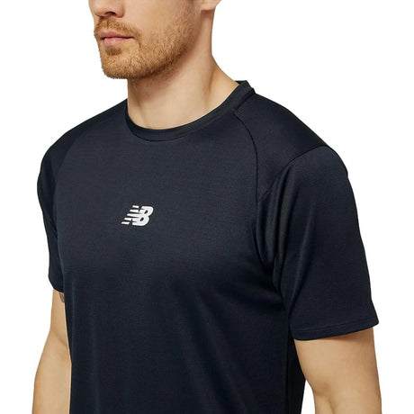 T-shirt Sportiva NEW BALANCE Uomo all terrain Nero