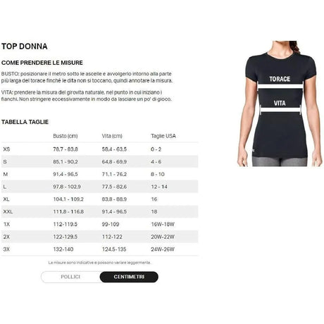 T-shirt Sportiva UNDER ARMOUR Donna LONG SLEEVE Nero
