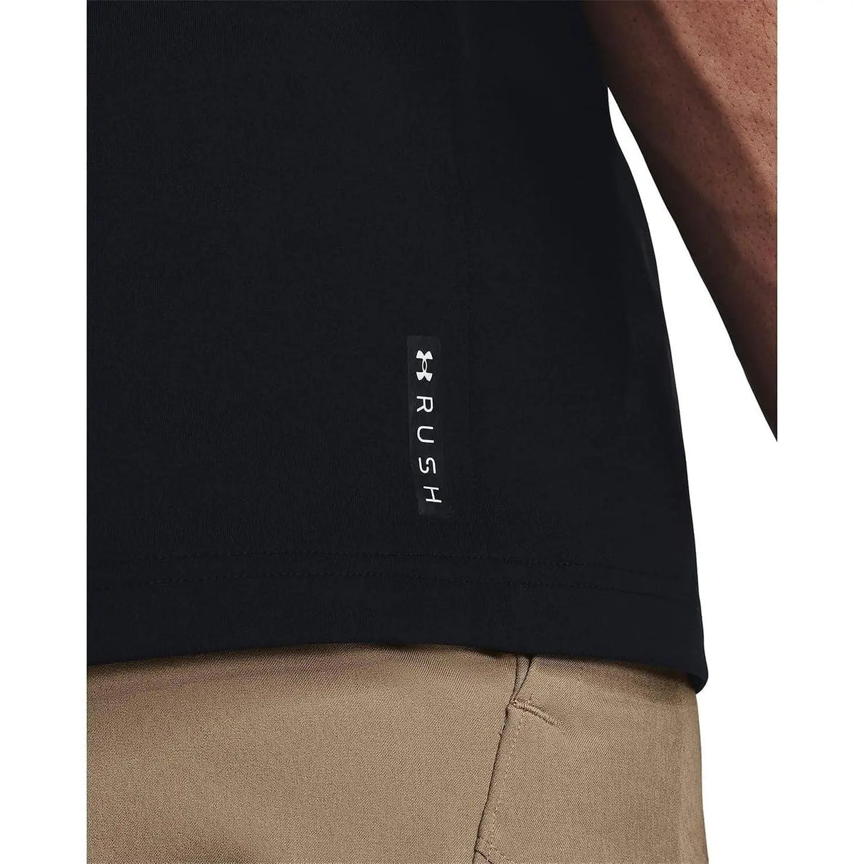 T-shirt Sportiva UNDER ARMOUR Uomo RUSH EMBOSS Nero