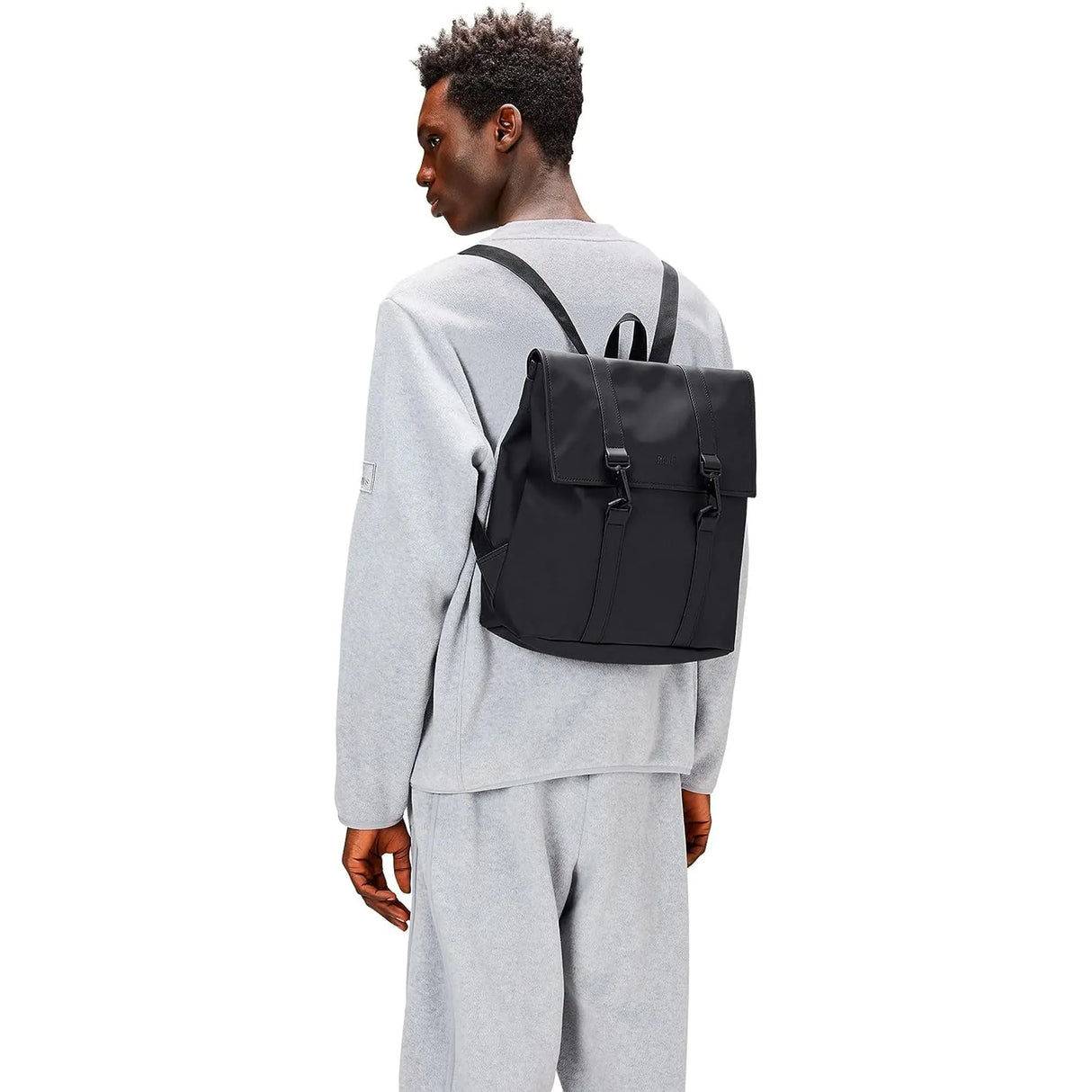 Zaino RAINS Unisex msn bag mini Nero
