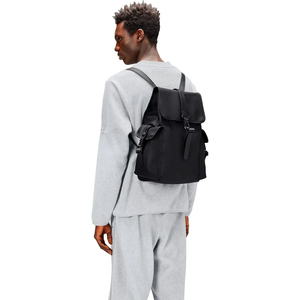 Zaino RAINS Unisex rucksack cargo Nero